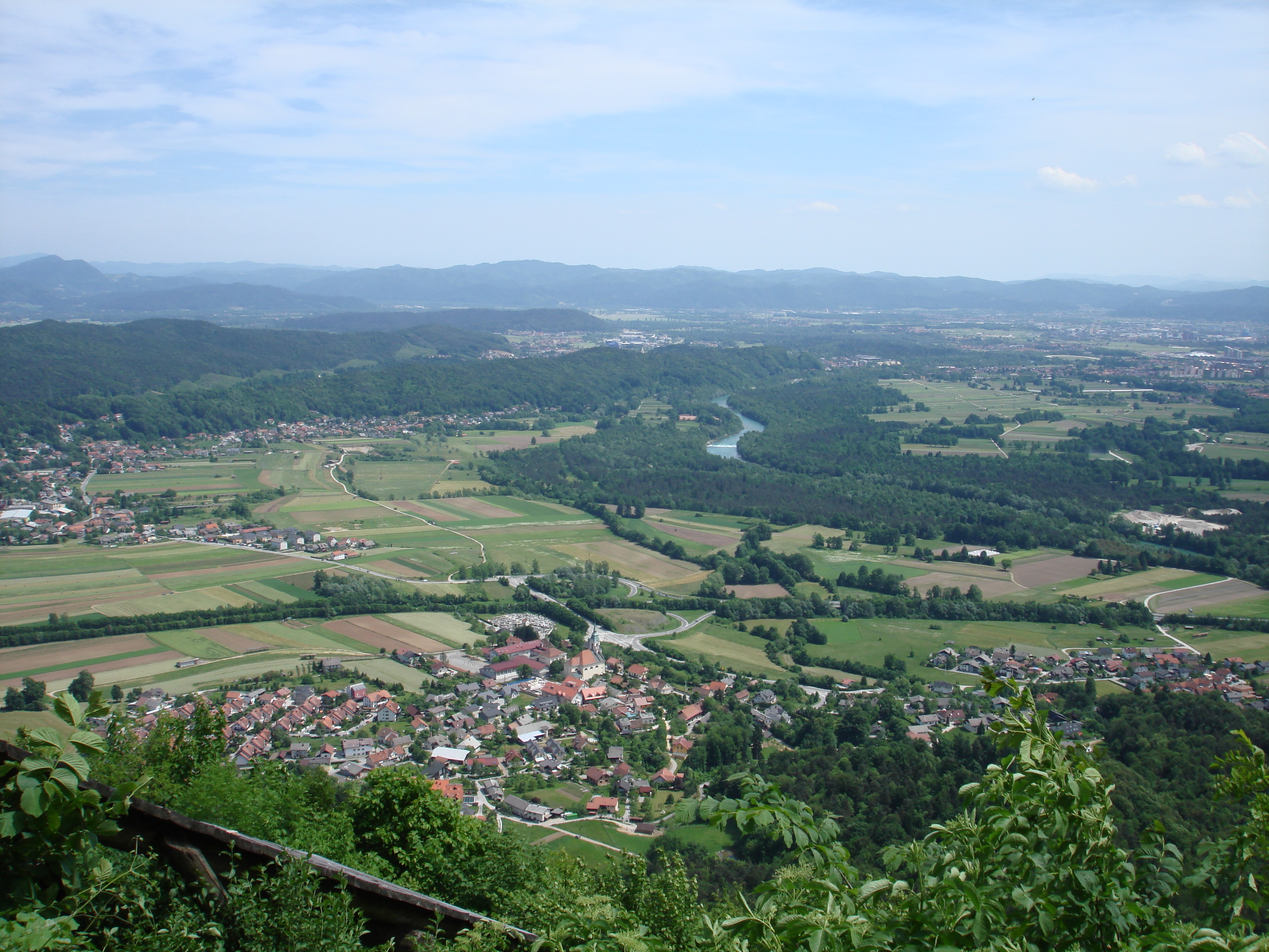 View from the top of Šmarne gore