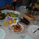 Traditional Cypriot meal